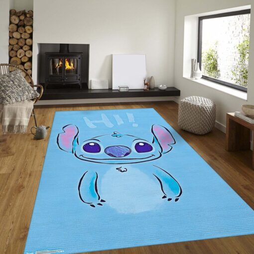 Lilo And Stitch Hi Rug - Custom Size And Printing