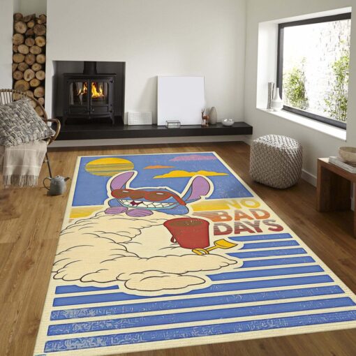 Lilo And Stitch Rug - Custom Size And Printing