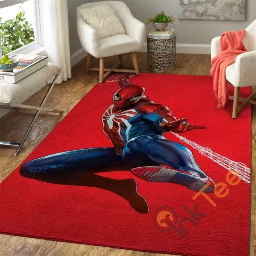 Marvel Superhero Spiderman Area Amazon Best Seller Sku 1297 Rug - Custom Size And Printing