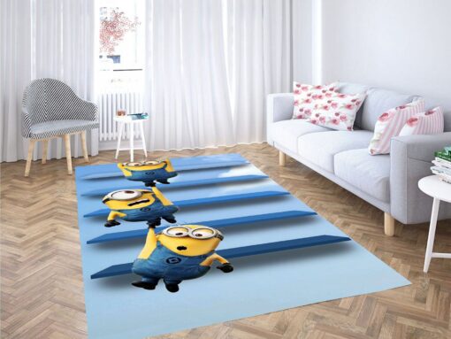 Minions Despicable Wallpaper Carpet Rug - Custom Size And Printing