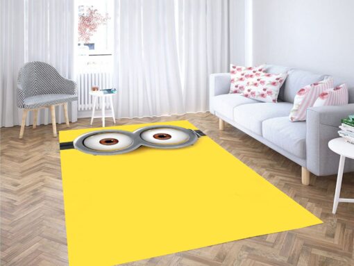 Minions Eyes Carpet Rug - Custom Size And Printing