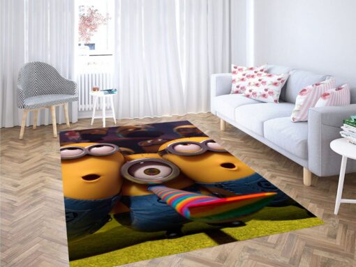 Minions Wallpaper Carpet Rug - Custom Size And Printing