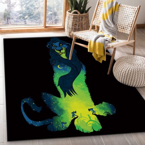 Scar Lion King Rug - Custom Size And Printing - Custom Size And Printing