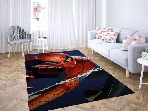Spider Man Backgrounds Carpet Rug - Custom Size And Printing