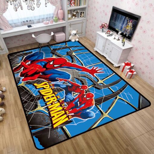 Spider Man Marvel Avengers Superheroes Love Sku 03 Decorative Floor Rug - Custom Size And Printing