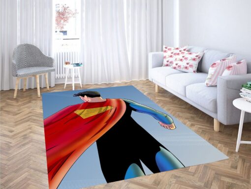 Superman Soft Style Carpet Rug - Custom Size And Printing