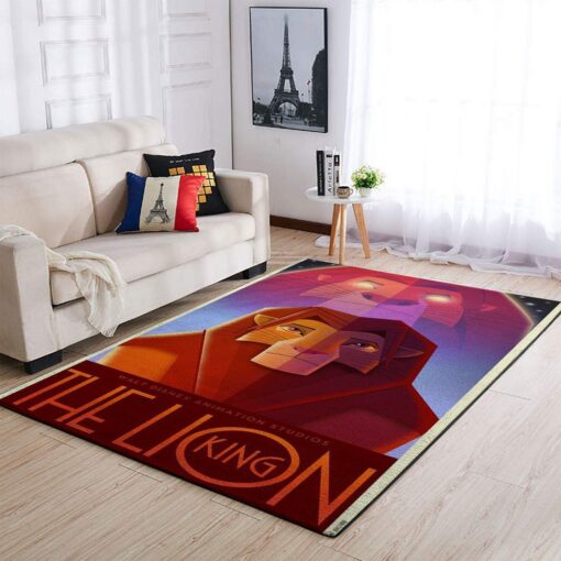 The Lion King Area Rug - Custom Size And Prin