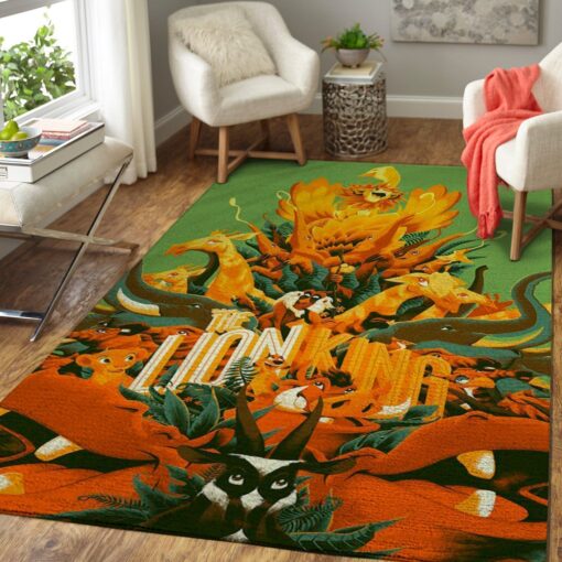 The Lion King Area Rugs, Disney Movie Living Room Carpet, Custom Floor Decor - Custom Size And Prin