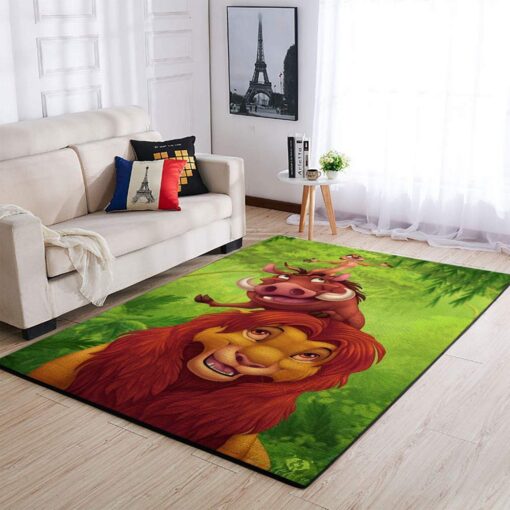 The Lion King Area Rugs, Disney Movie Living Room Carpet, Custom Floor Decor - Custom Size And Prin