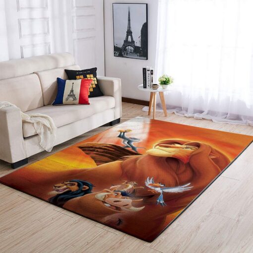 The Lion King Area Rugs, Disney Movie Living Room Carpet, Custom Floor Decor - Custom Size And Printing