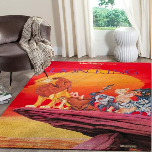 The Lion King Area Rug - Living Room Carpet Local Brands Floor Decor The Us Decor - Custom Size And Prin