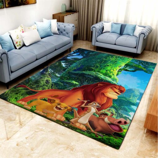 The Lion King Living Room Carpet Kitchen Area Rug - Custom Size And Prin