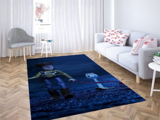 Toy Story Wallpaper Living Room Modern Carpet Rug - Custom Size And Printing