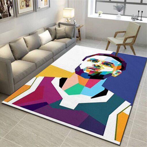 Golden State Warriors Logo Area Rug - Basketball Team Living Room Bedroom Carpet - Custom Size And Printing (Copy)
