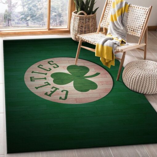 Boston Celtics Rug Basketball Floor Decor The Us Decor - Custom Size And Printing