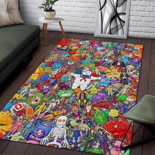 Ghostbusters Real Toy Area Rug - Custom Size And Printing