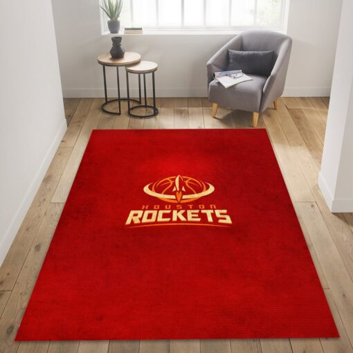 Houston Rockets Nba Living Room Carpet Rug Home Decor - Custom Size And Printing