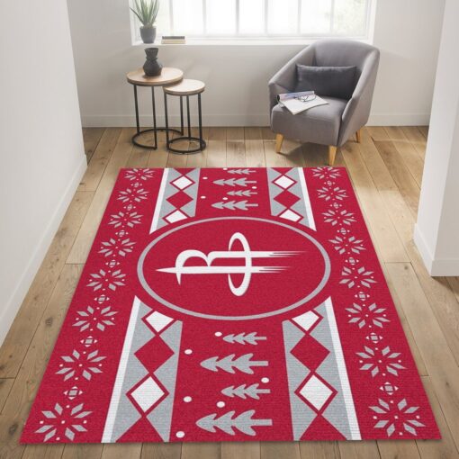 Houston Rockets Area Rug Nba Rug Home Decor - Custom Size And Printing