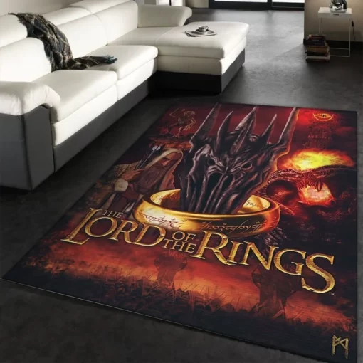 The Lord Of The Rings Disney Area Rug Living Room Rug - Custom Size And Printing