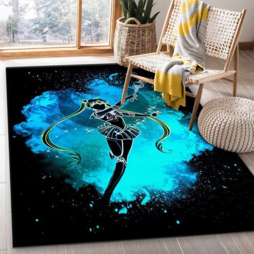 Sailor Moon The Soul Of The Moon Area Rug Living Room Rug - Custom Size And Printing