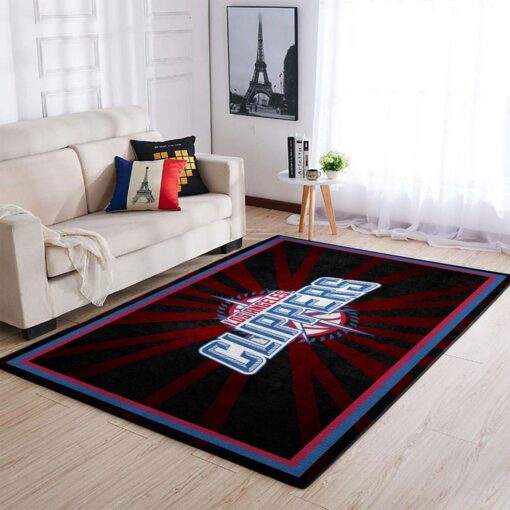 La Clippers Area Rug - Living Room Carpet - Custom Size And Printing