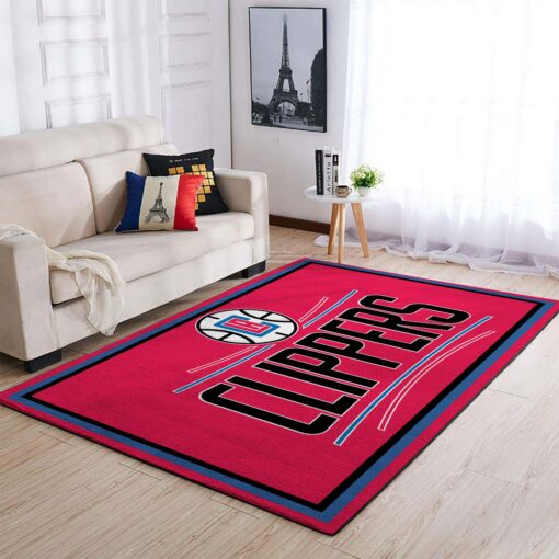 La Clippers Area Rug - Living Room Carpet - Custom Size And Printing