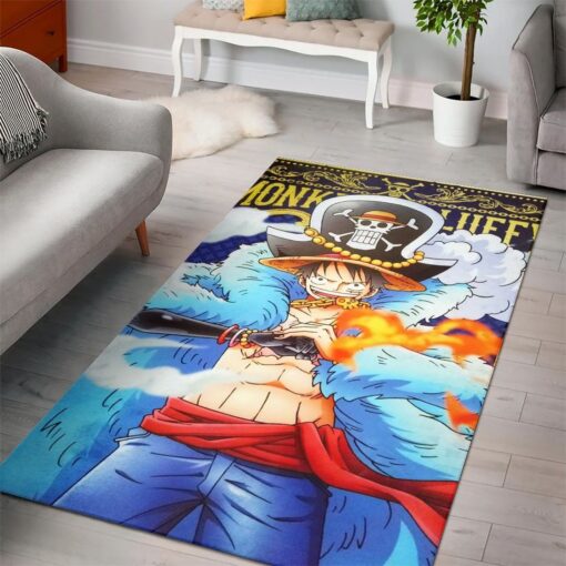 One Piece Anime Movies Area Rug - Living Room - Custom Size And Printing