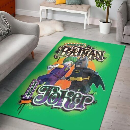 The Lego Batman Movies Collection Area Rug - Living Room - Custom Size And Printing
