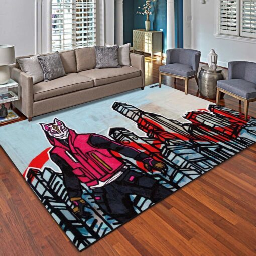 Fortnite Jim Mahfood Pizza Rugs, Living Room - Custom Size And Printing