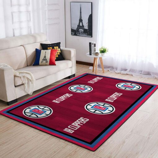 La Clippers Area Rug - Living Room Carpet - Custom Size And Printing