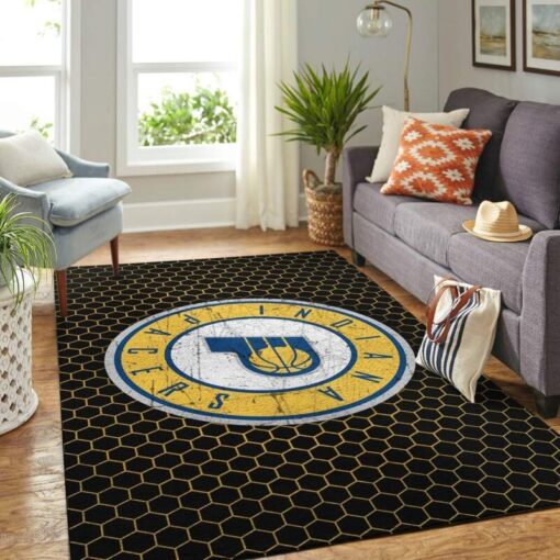 Indiana Pacers Living Room Area Rug - Custom Size And Printing