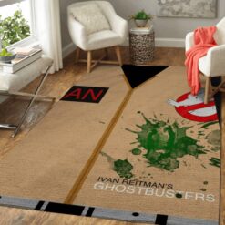 Ghostbusters Graphic Art – Movies Area Rug Carpet – Custom Size And Printing