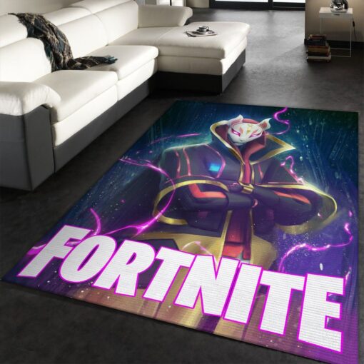 Fortnite Gaming Area Rug - Living Room Carpet - Custom Size And Printing