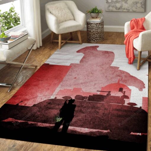 Ghostbusters - Minimalist Movies Area Rug Carpet - Custom Size And Printing