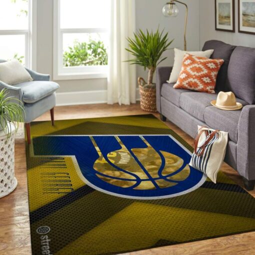 Indiana Pacers Living Room Area Rug - Custom Size And Printing