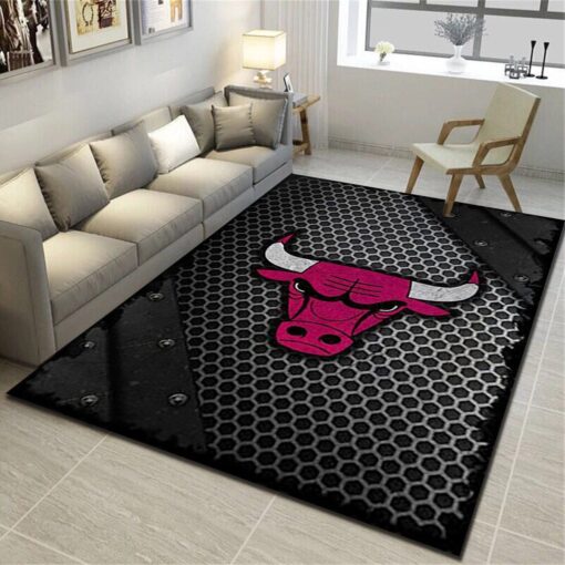 Chicago Bulls Rug - Basketball Team Living Room Bedroom Carpet - Custom Size And Printing