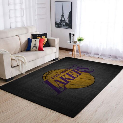 Los Angeles Lakers Area Rug Nba - Custom Size And Printing