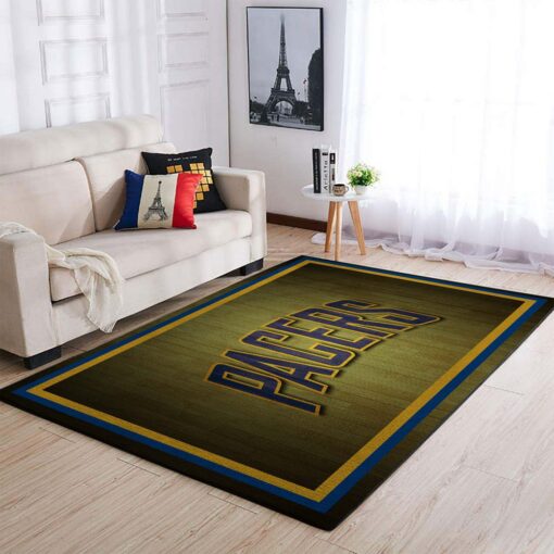 Indiana Pacers Area Rug - Living Room Carpet - Custom Size And Printing