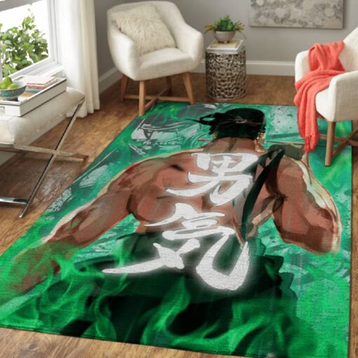 Zoro Back Style Anime One Piece Area Rug - Custom Size And Printing