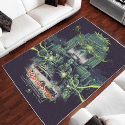 Ghostbusters Area Rug Geeky Carpet Floor Decor – Custom Size And Printing