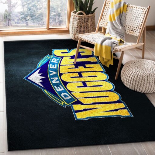 Denver Nuggets Area Rug - Bedroom, Us Gift Deco - Custom Size And Printing