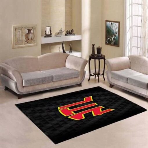 Atlanta Hawks Atl Living Room Carpet Rug - Custom Size And Printing