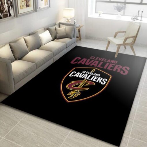 Cleveland Cavaliers Logo Gifts Nba Rug Home Decor - Custom Size And Printing