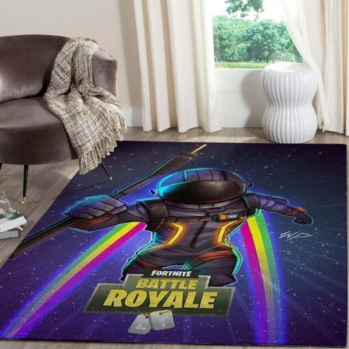Dark Voyager Of Fortnite Rug Game Bedroom Area Rug - Custom Size And Printing