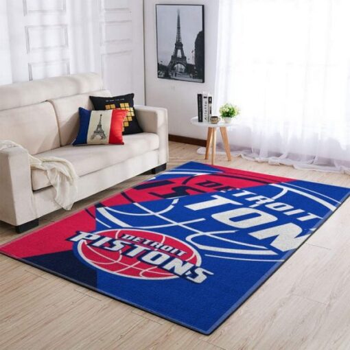 Detroit Pistons Limited Edition Rug Carpet Limited Edition - Custom Size And Printing