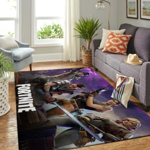 Epic Games Fortnite Rug Bedroom Area Rug - Custom Size And Printing