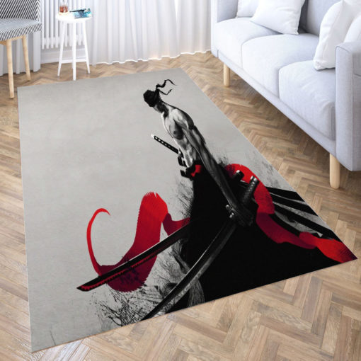 ONE PIECE RORONOA ZORO AREA RUG FOR LIVING ROOM – CUSTOM SIZE AND PRINTING