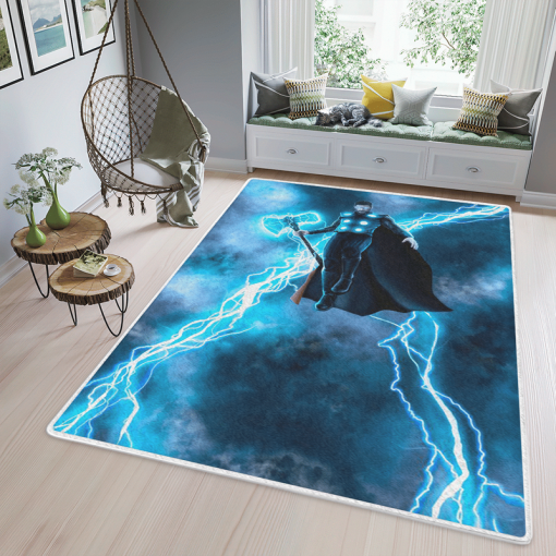 THOR LOVE AND THUNDER MOVIE RUG LIVING ROOM – CUSTOM SIZE AND PRINTING