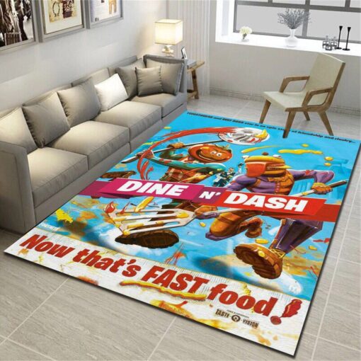 Fortnite Marco - Alfonso Dine - Dash Area Rugs, Living Room Carpet - Custom Size And Printing