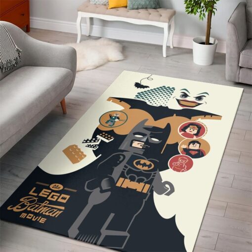 The Lego Batman Movies Collection Area Rug - Living Room - Custom Size And Printing